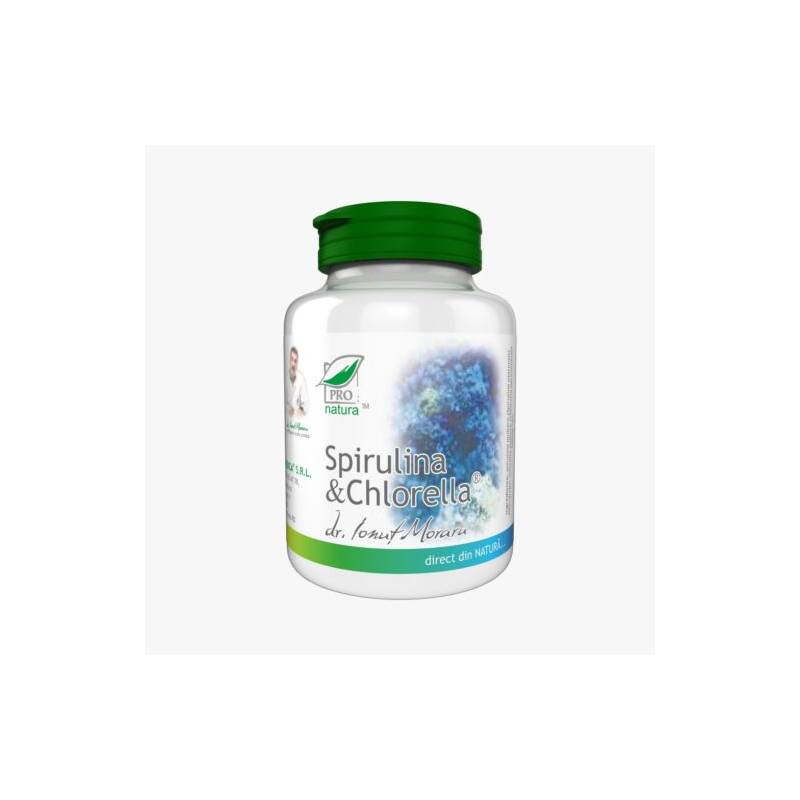 Spirulina + Chlorella, 150 capsule, Medica