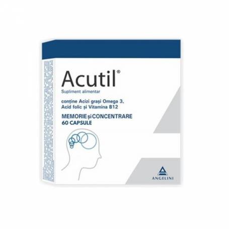 ACUTIL - memorie si concentrare, 60 capsule, Angelini