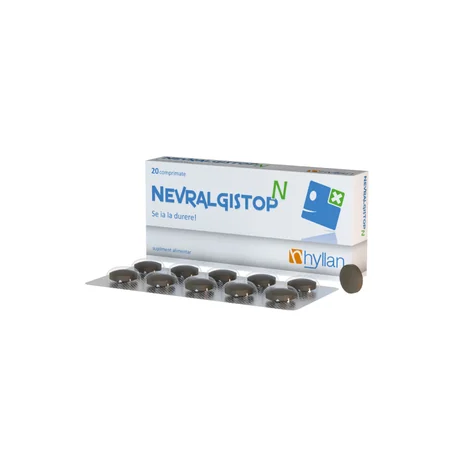 NEVRALGISTOP N - analgezic in nevralgie, 20 comprimate, Hyllan Pharma