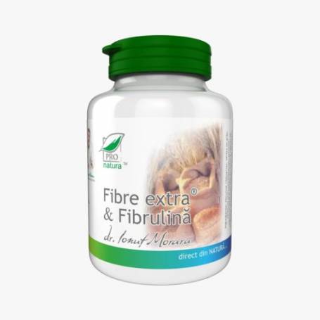 Fibre extra si fibrulina, 200 capsule, Medica - Pro Natura