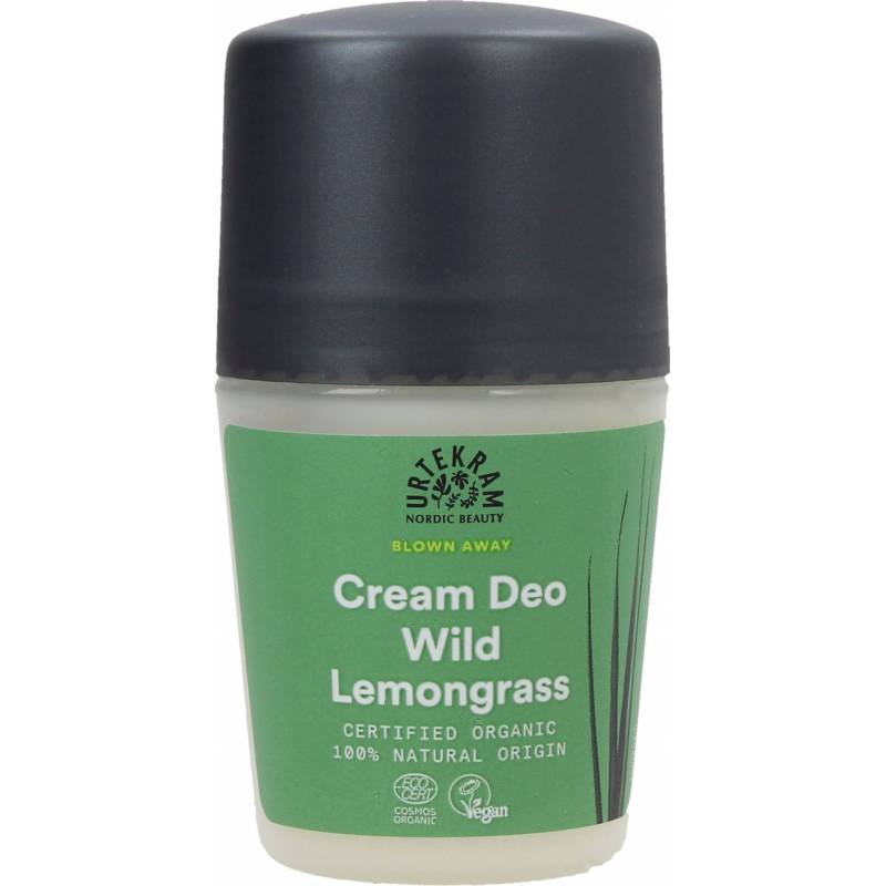 Deodorant Roll-on crema, fara aluminiu, cu lemongrass salbatic,