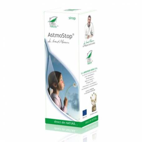 Astmostop, reduce manifestarile alergenice respiratorii, 100 ml, Medica - Pro Natura