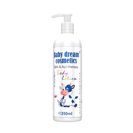 Lotiune de corp pentru copii, Baby Dream Cosmetics Milk Api - Therapy, 250 ml, Medica - Pro Natura