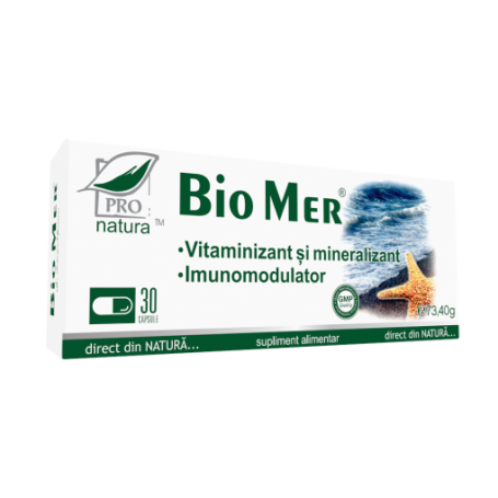 Bio Mer, sustine sanatatea organismului, 30 capsule, Medica - Pro Natura