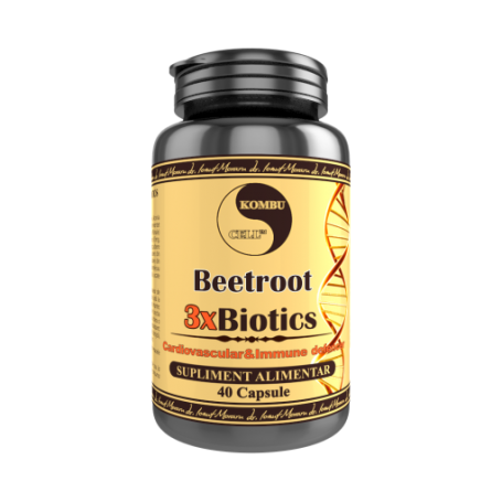 Beetroot 3x Biotics, sfecla rosie capsule, 40 capsule, Medica - Pro Natura