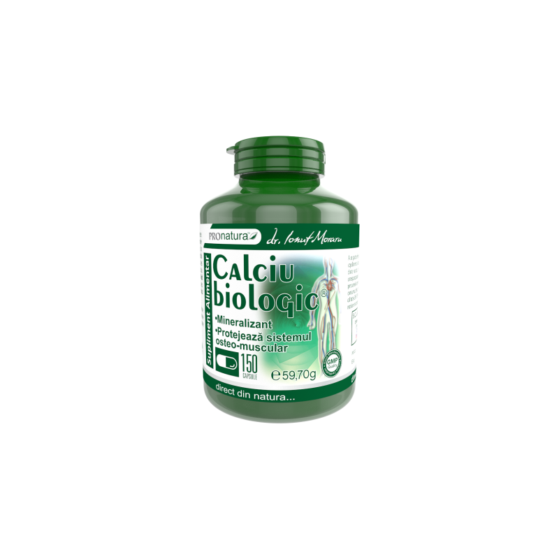 Calciu Biologic, 150 capsule, Medica - Pro Natura