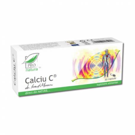 Calciu C, 30 capsule, Medica - Pro Natura