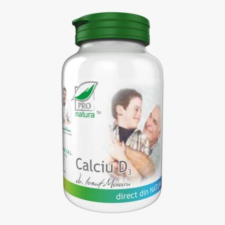 Calciu D3, 60 capsule, Medica - Pro Natura