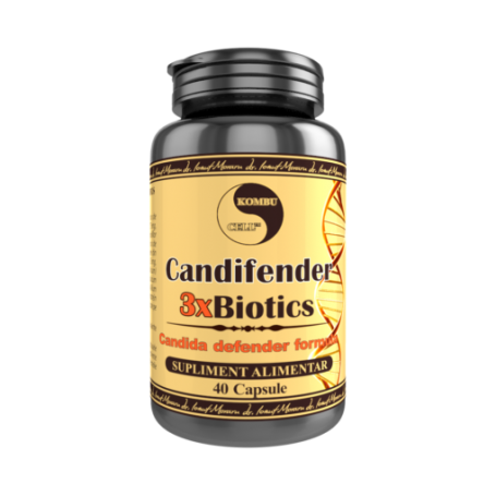 Candifender 3 x Biotics, eficient in candida, 40 capsule, Medica - Pro Natura