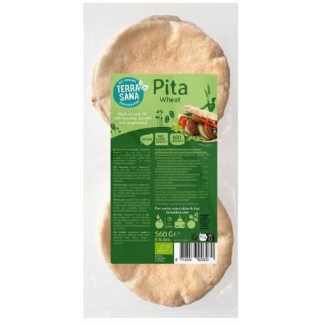 Paine Pita din grau, eco-bio, 560 g, Terrasana