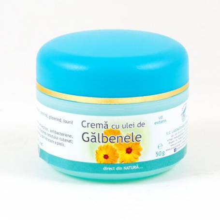 Crema cu ulei de galbenele, 50 g, Medica - Pro Natura