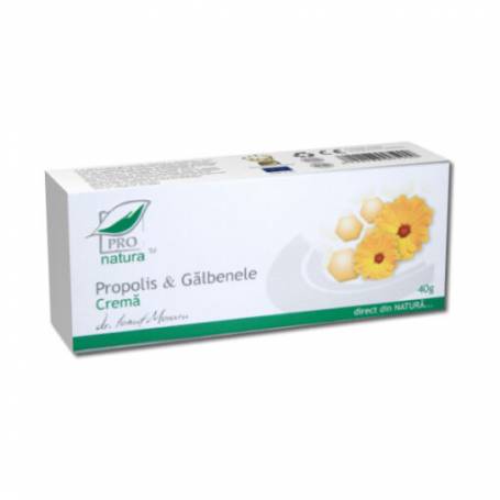 Crema cu propolis si galbenele, 40 g, Medica - Pro Natura