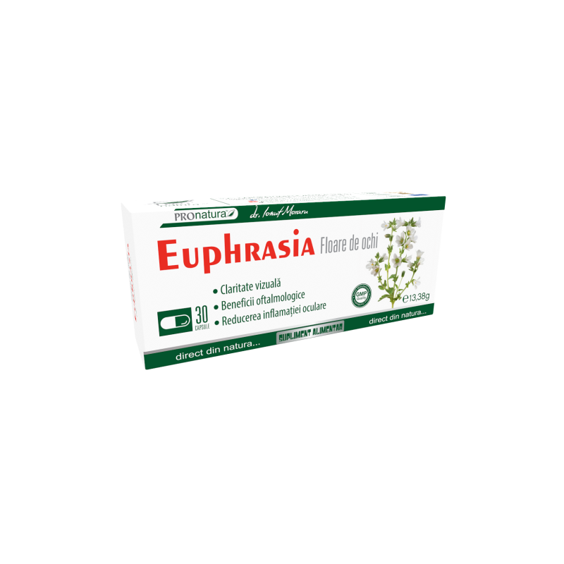 Euphrasia, Floare de ochi, 30 capsule, Medica - Pro Natura