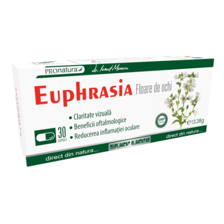 Euphrasia, Floare de ochi, 30 capsule, Medica - Pro Natura