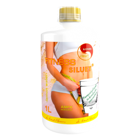 Fitness Siluet Lemon Water, ajuta la mentinerea greutatii,1000 ml, Medica - Pro Natura