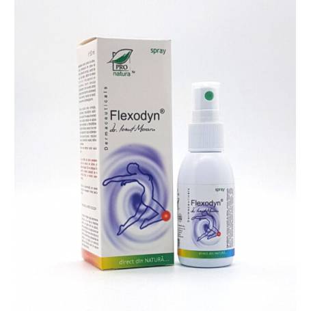 Flexodyn Spray, imbunatateste mobilitatea articulara, 50 ml, Medica - Pro Natura