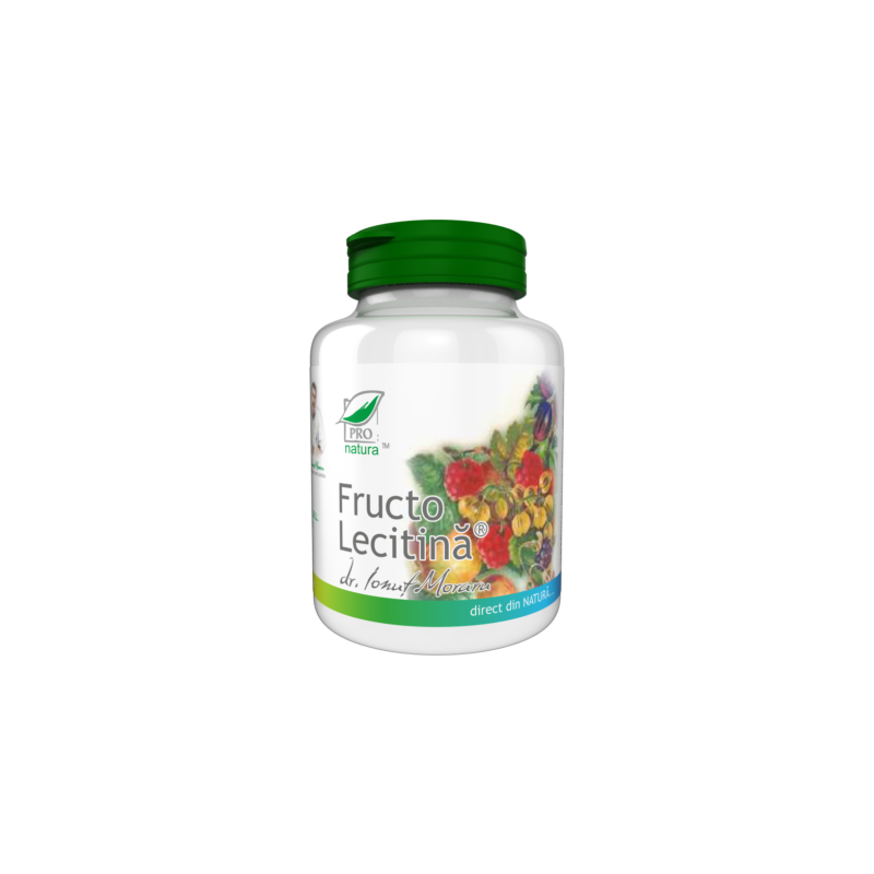 Fructo Lecitina, asigura troficitatea pielii, 200 capsule, Medica -