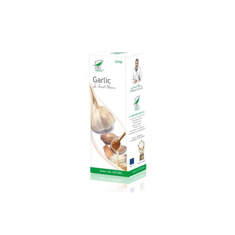 Garlic Sirop, sirop de usturoi, 100 ml, Medica - Pro Natura