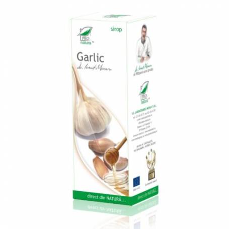 Garlic Sirop, sirop de usturoi, 100 ml, Medica - Pro Natura