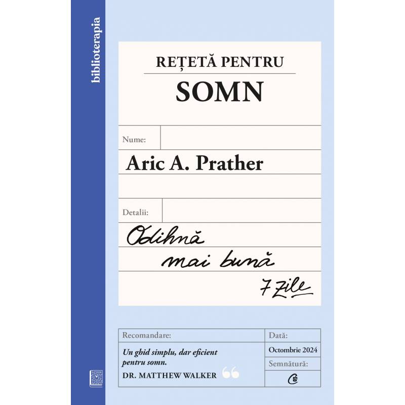 Reteta pentru somn, Aric A. Prather - carte - Curtea Veche