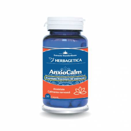 AnxioCalm, 30 capsule, HERBAGETICA