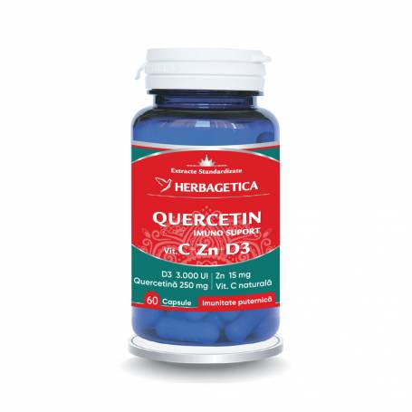 QUERCETIN IMUNO SUPORT, 60 capsule - HERBAGETICA