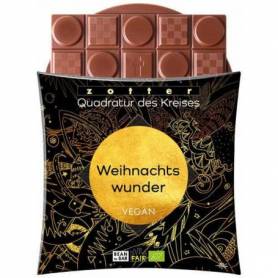 Ciocolata vegana - Weihnachts Wunder, indulcita cu zahar de cocos, eco-bio, 70 g, Zotter