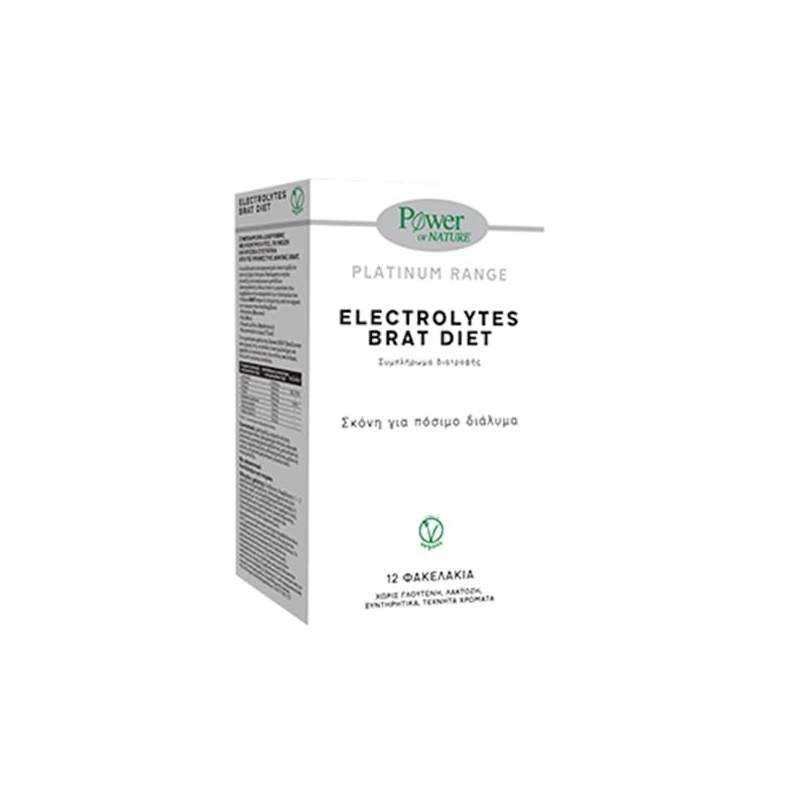 ELECTROLYTES dieta BRAT, 12 plicuri, Power of Nature - Platinium