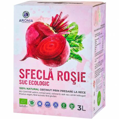 Suc de Sfecla Rosie, eco-bio, 3 litri, Aronia Charlottenburg