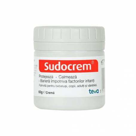 SUDOCREM, crema eritem fesier si irtatii ale pielii, 60 g, Forest Tosara