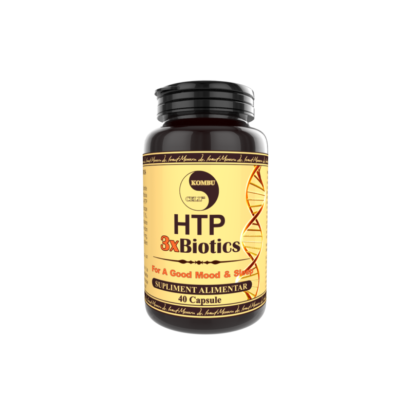 Htp 3 X Biotics, ajuta in perioadele de stres, 40 capsule, Medica -