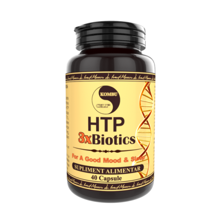 Htp 3 X Biotics, ajuta in perioadele de stres, 40 capsule, Medica - Pro Natura