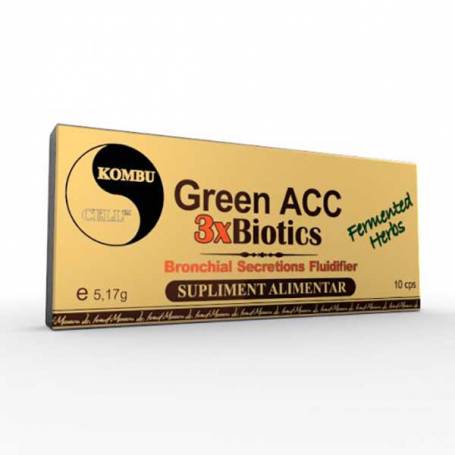 Green Acc 3 X Biotics, sustine sistemul imunitar, 10 capsule, Medica - Pro Natura