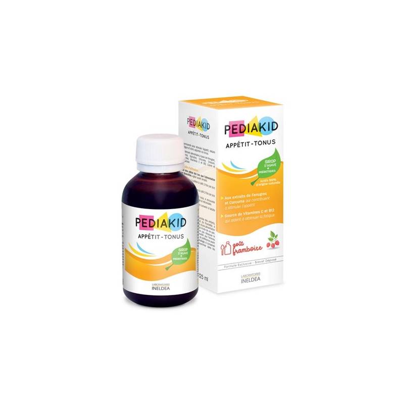 PEDIAKID APETIT TONUS, sirop copii, aroma zmeura, 125, LABORATOIRES