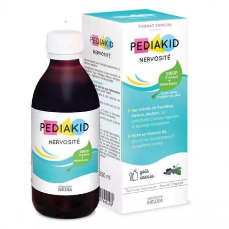 PEDIAKID NERVOSITE - sirop calmare copii, aroma coacaze, 125 ml, LABORATOIRES INELDEA