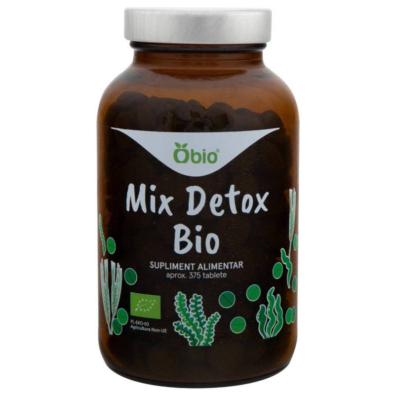 Mix Detox, eco-bio, 375 tablete (150g), Obio