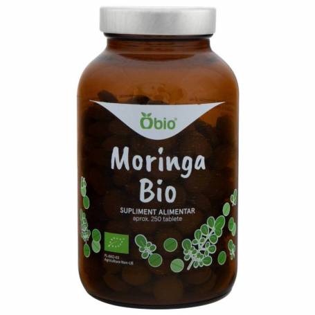 Moringa, eco-bio, 250 tablete (125g), Obio