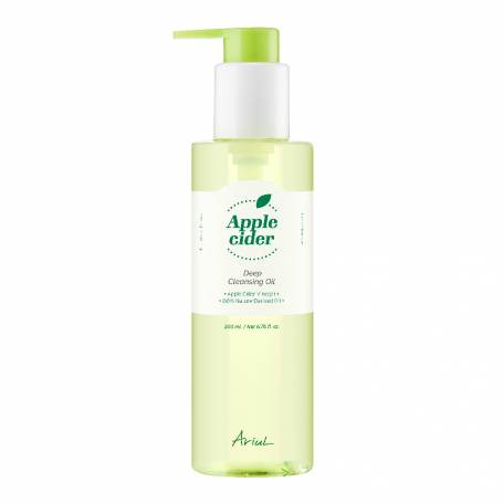 Apple Cider Deep Cleansing - Ulei de curatare si demachiere, 200 ml, Ariul