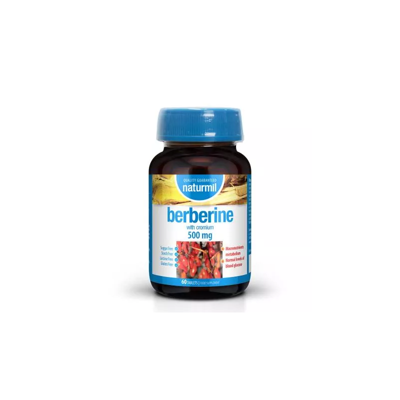 BERBERINE 500 mg, 60 tablete, Naturmil - Type Nature