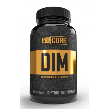 DIM (diindolilmetan) COMPLEX cu D-glucarat de Calciu, 60 capsule - CORE SERIES 5% NUTRITION