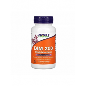 DIM (diindolilmetan) 200 - Calcium D-Glucarate 90 capsule vegetale, Now Foods