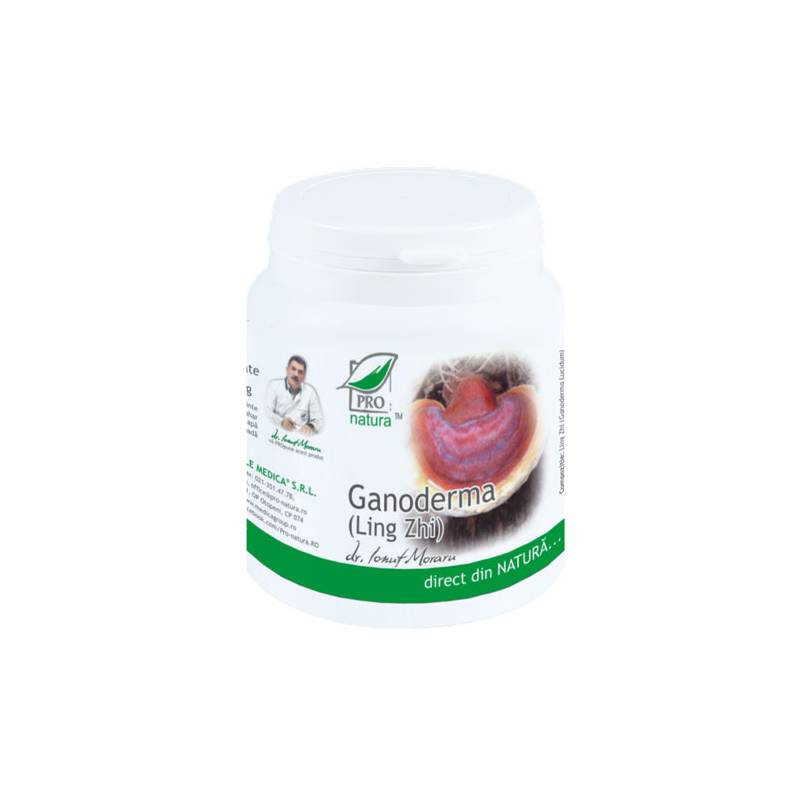 Ling Zhi - Ganoderma, 150 capsule, Medica - Pro Natura