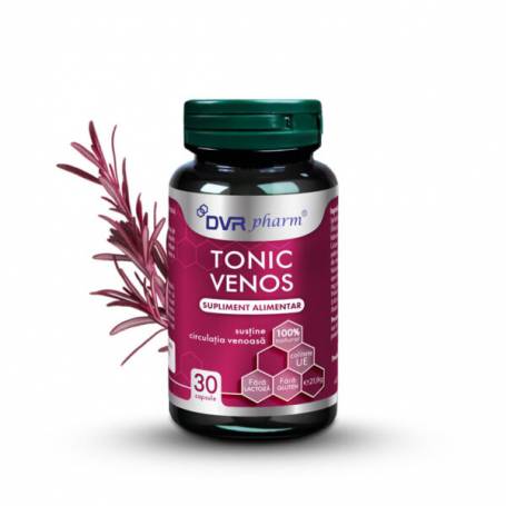 Tonic Venos, sustine circulatia venoasa, 30 capsule, DVR Pharm