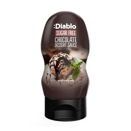 Topping de ciocolata fara zahar, 290 ml, Diablo