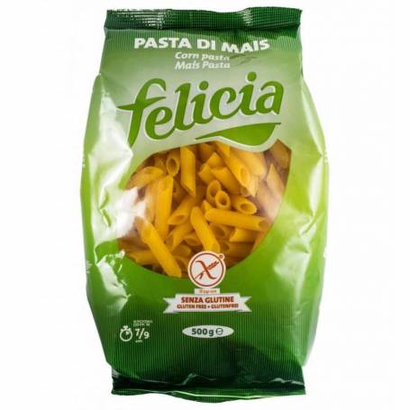 Penne, paste din faina de malai, fara gluten, eco-bio, 500 g, Felicia