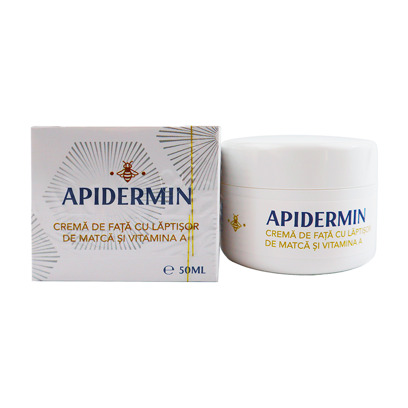 CREMA LEJERA HIDRATANTA ZI APIDERMIN 50ml, COMPLEX APICOL