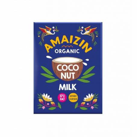 Lapte de cocos 17% grasime, eco-bio, 200 ml, Amaizin