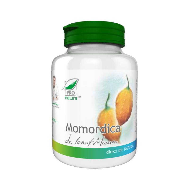 Momordica, adjuvant in Diabet, 200 capsule, Medica - Pro Natura