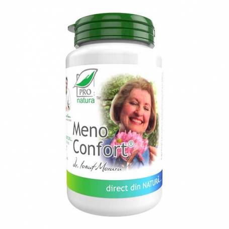 Menoconfort, contribuie la reducerea simptomelor menopauzei, 60 capsule, Medica - Pro Natura