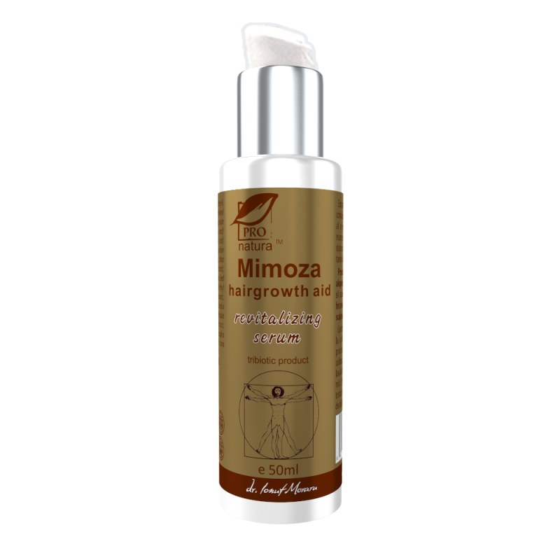 Mimoza Hairgrowth Aid, Spray impotriva caderii parului cu extract de